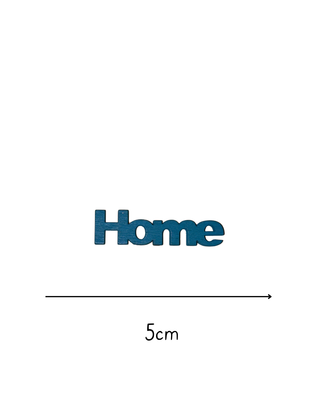 Home Miniature Wooden Word Art