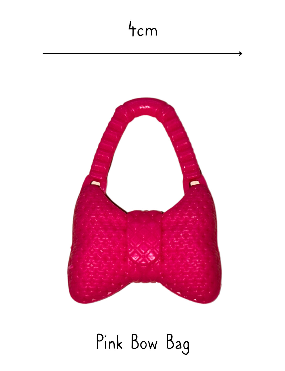 Barbie Fashion Doll Pink Bow Handbag