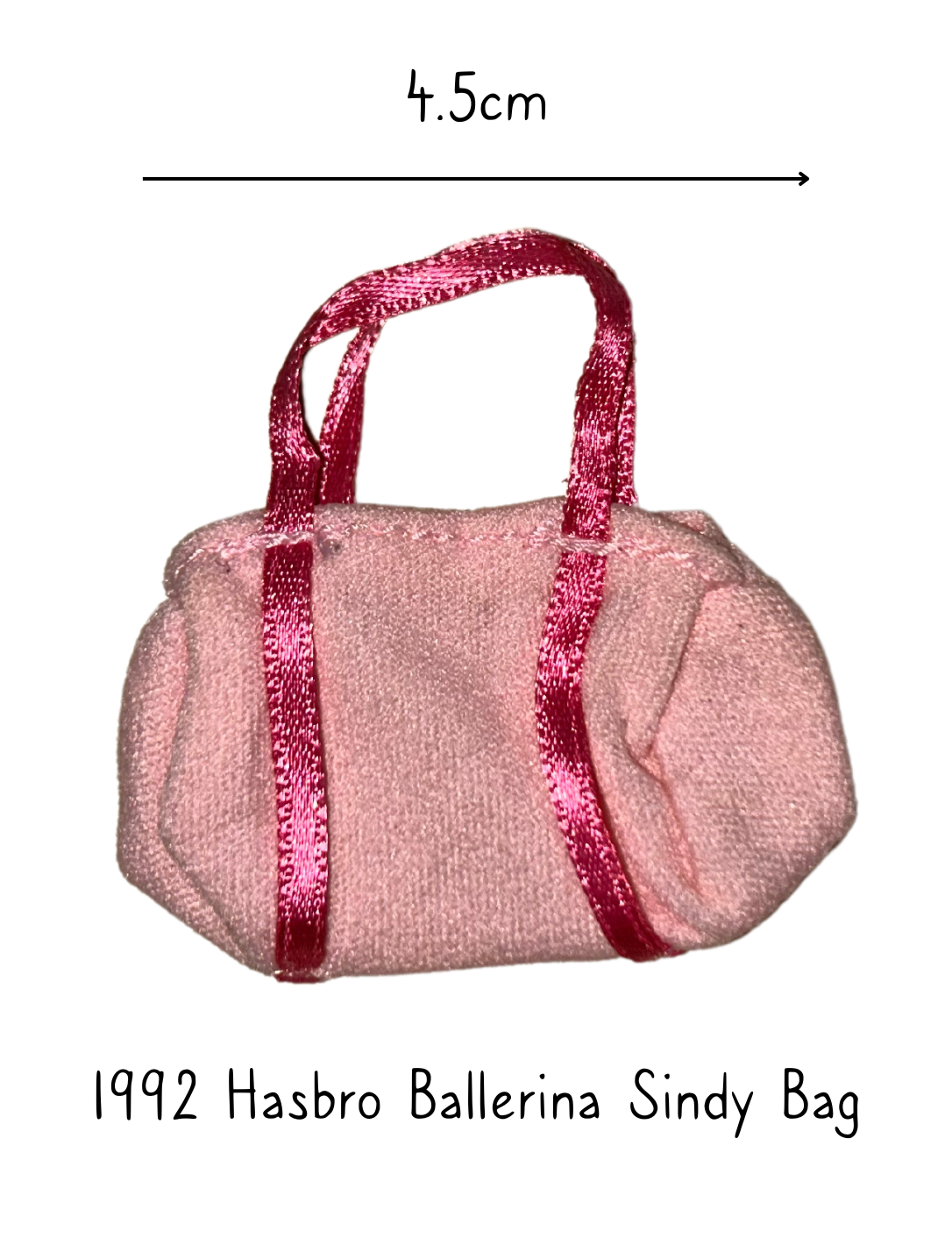 1992 Hasbro Sindy Ballerina Pink Bag