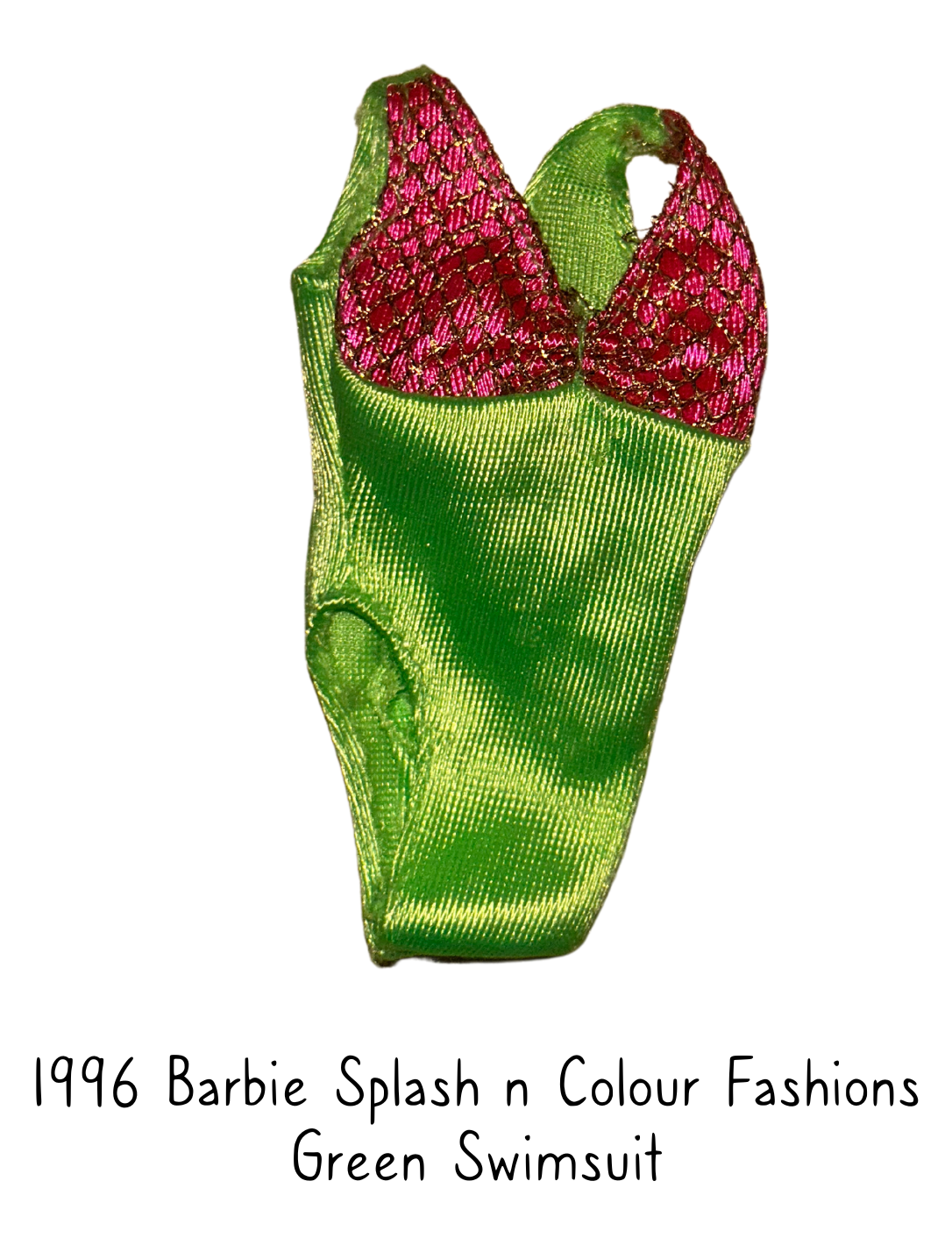1996 Barbie Splash n Colour Fashions #68620 Gree Swimsuit