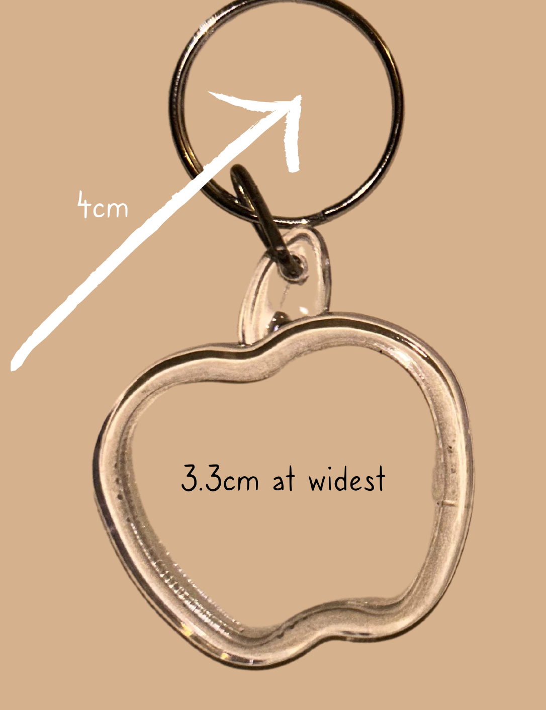 Apple Photo Frame Keyring Blank