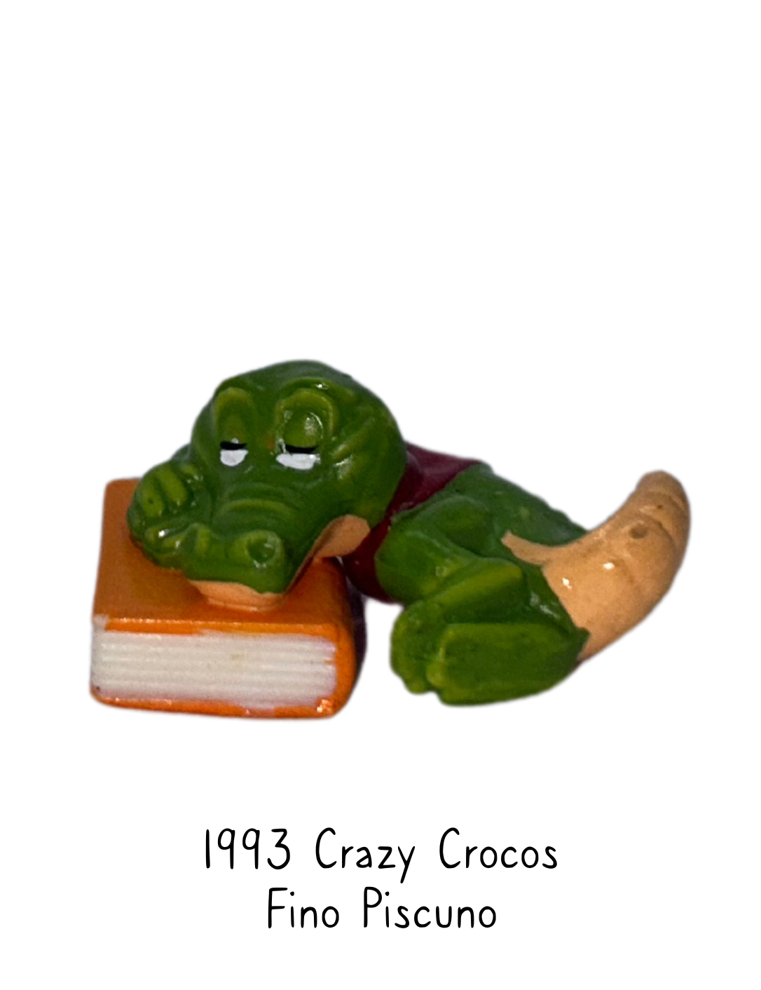 Kinder Egg Toy 1993 Crazy Crocos Fino Piscuno
