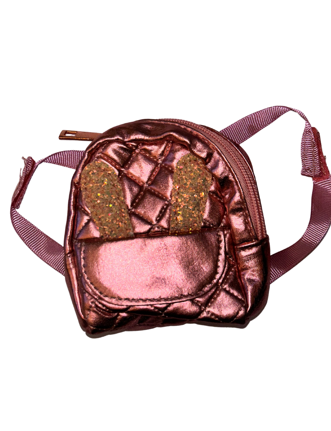 Design a Friend Metallic Pink Backpack