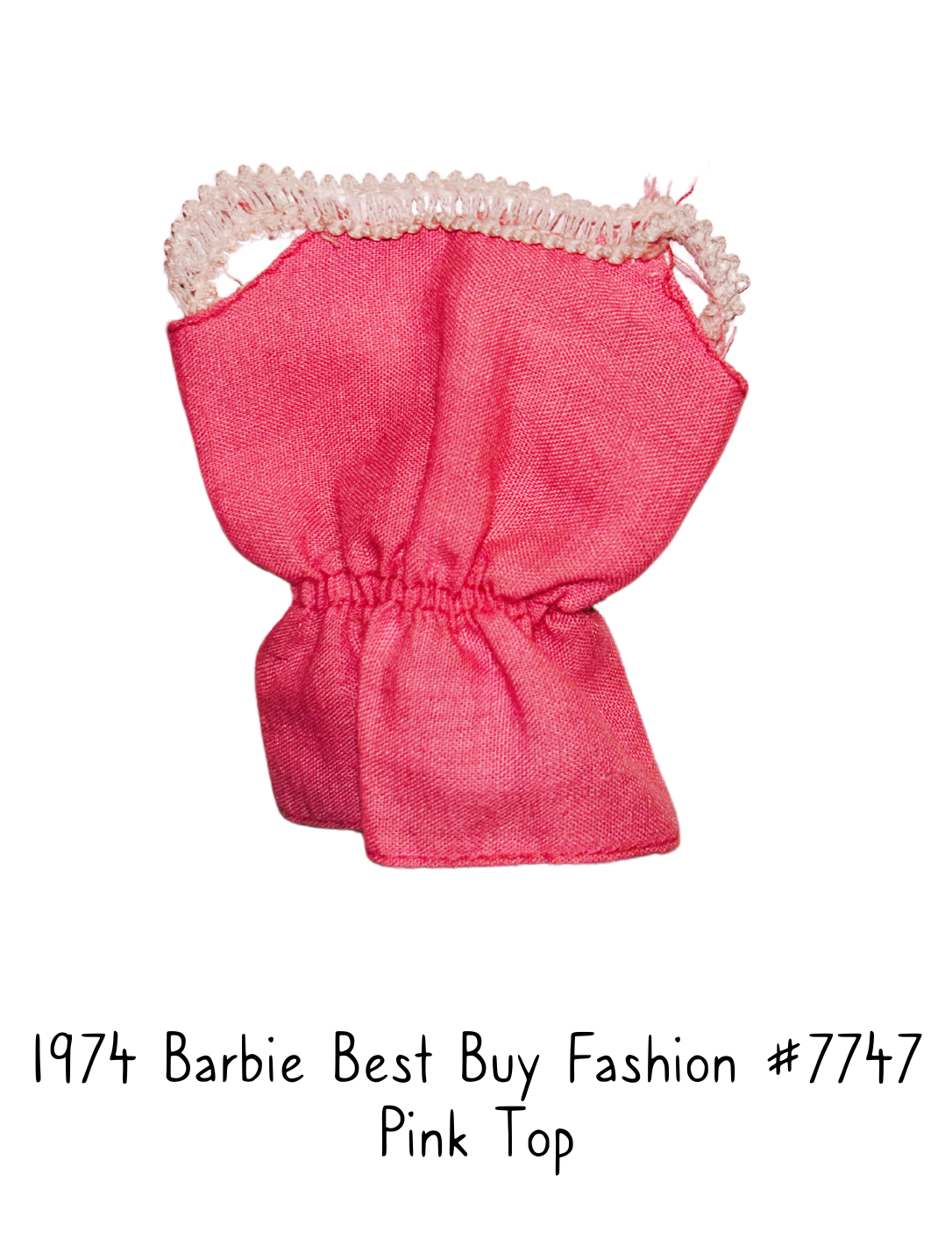 1974 Barbie Best Buy Fashion #7747 Pink Top