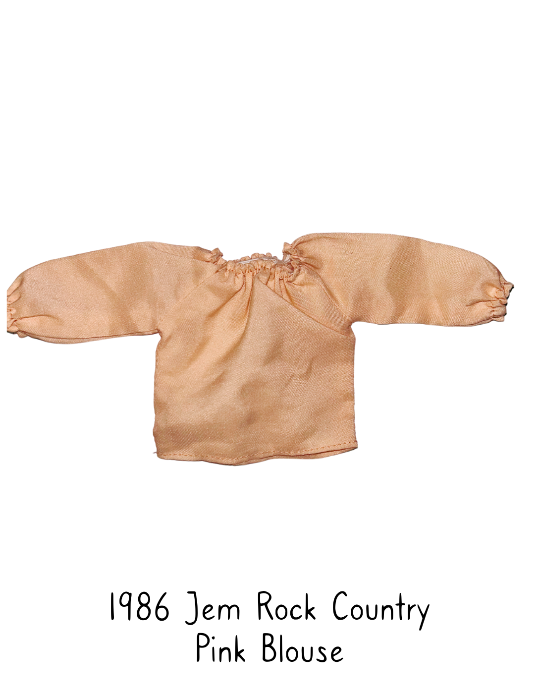 1986 Hasbro Jem Fashion Doll Country Rock Pink Blouse
