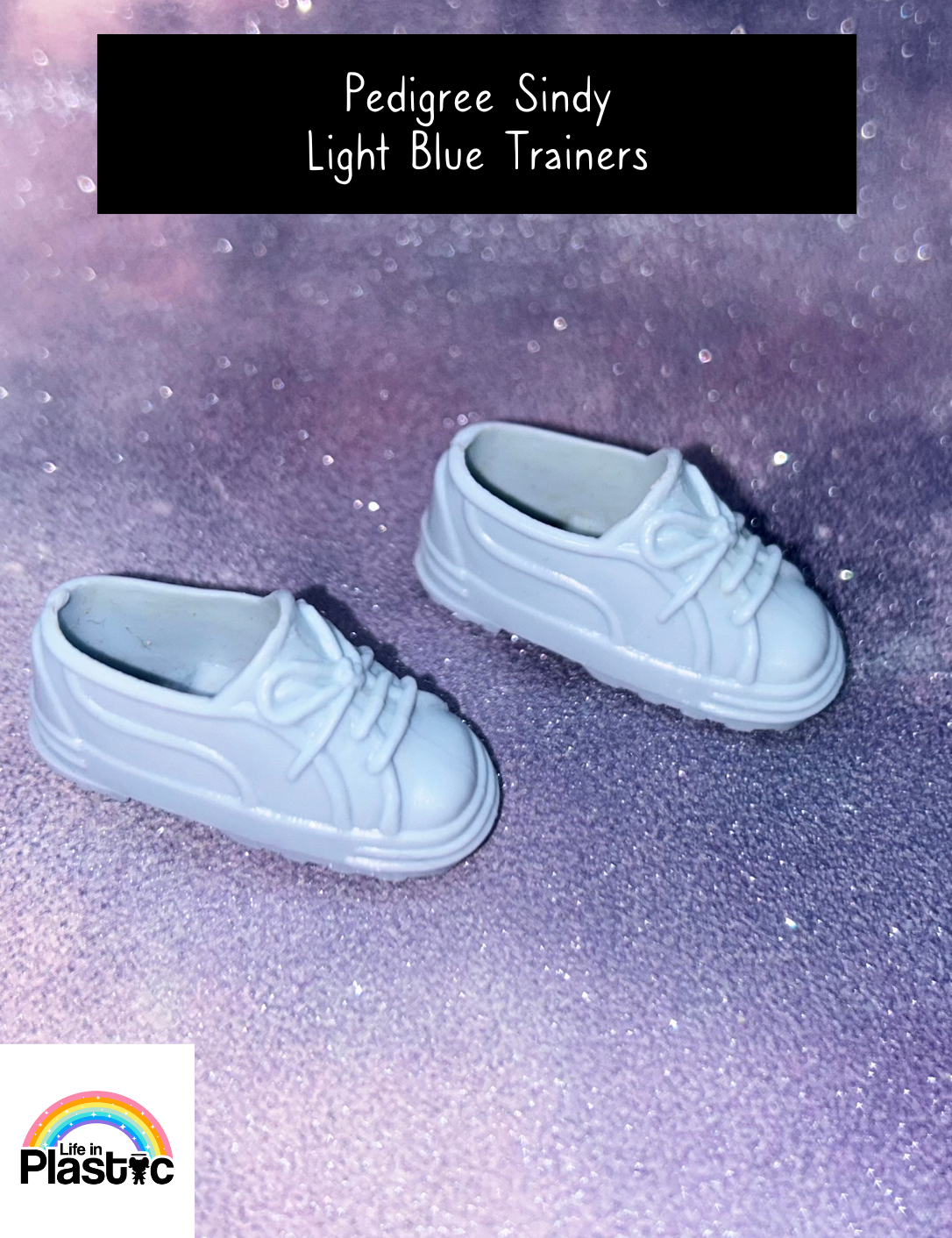 Pedigree Sindy Fashion Doll Light Blue Trainers
