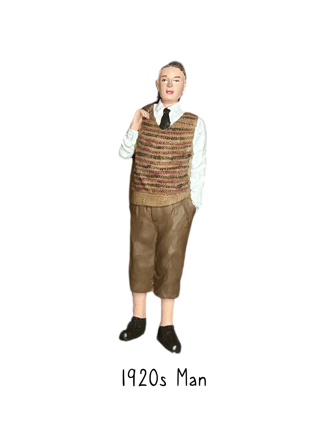 12th Scale Resin Dollhouse 1920s Man Figure