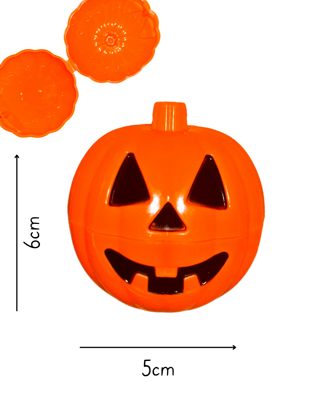 Opening Plastic Pumpkin Capsule