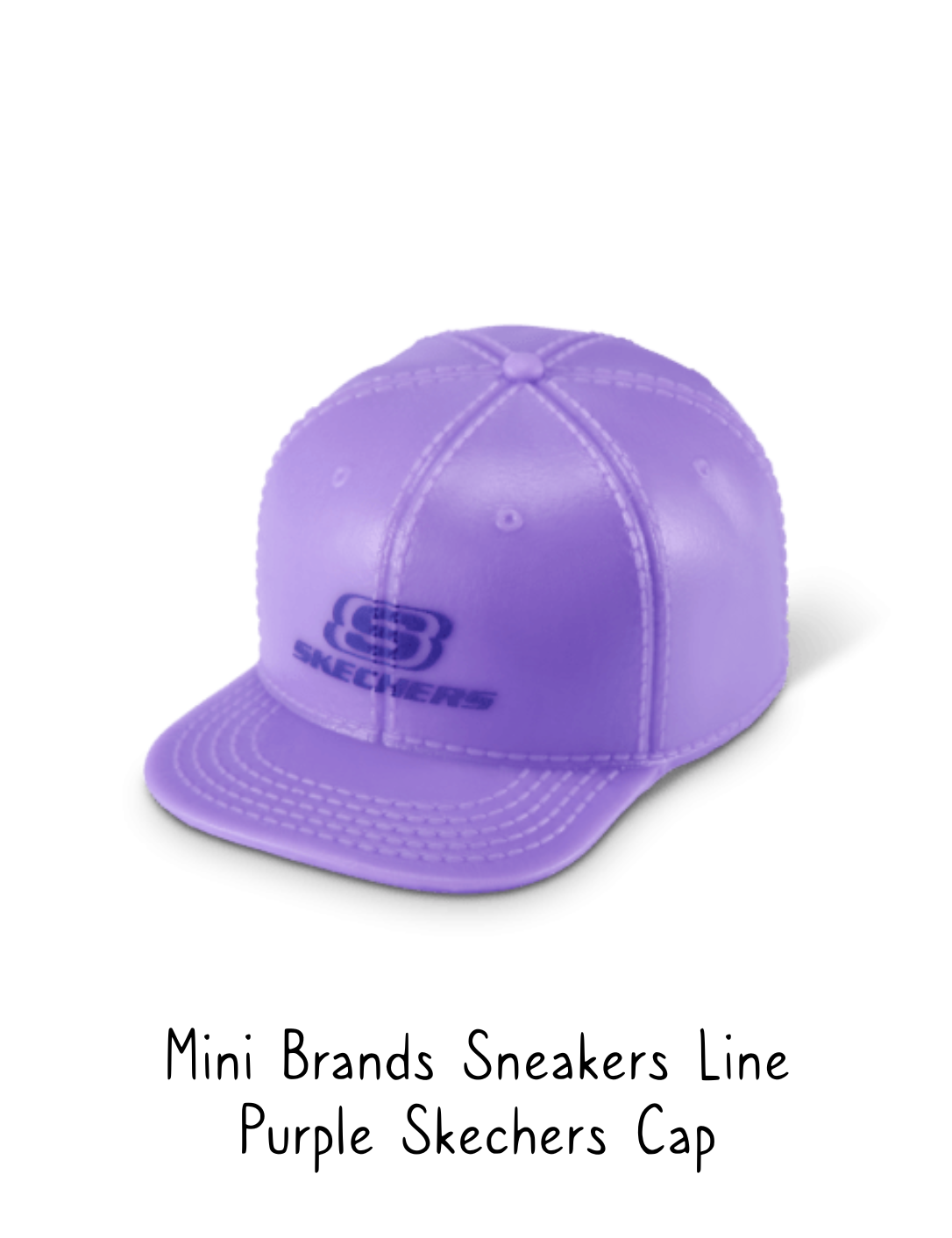 ZURU Mini Brands Purple Baseball Cap with Skechers Logo