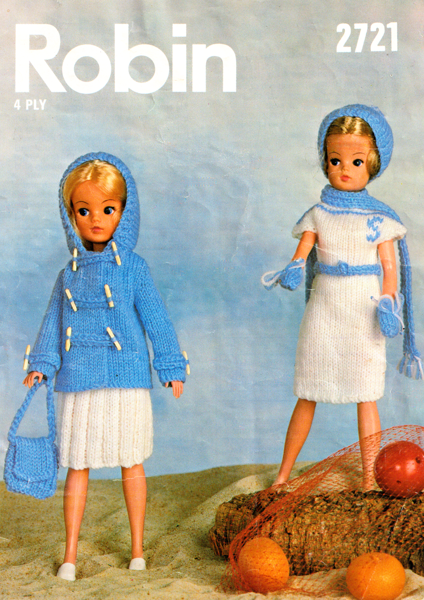 Robin 2721 Sindy Doll Knitting Pattern