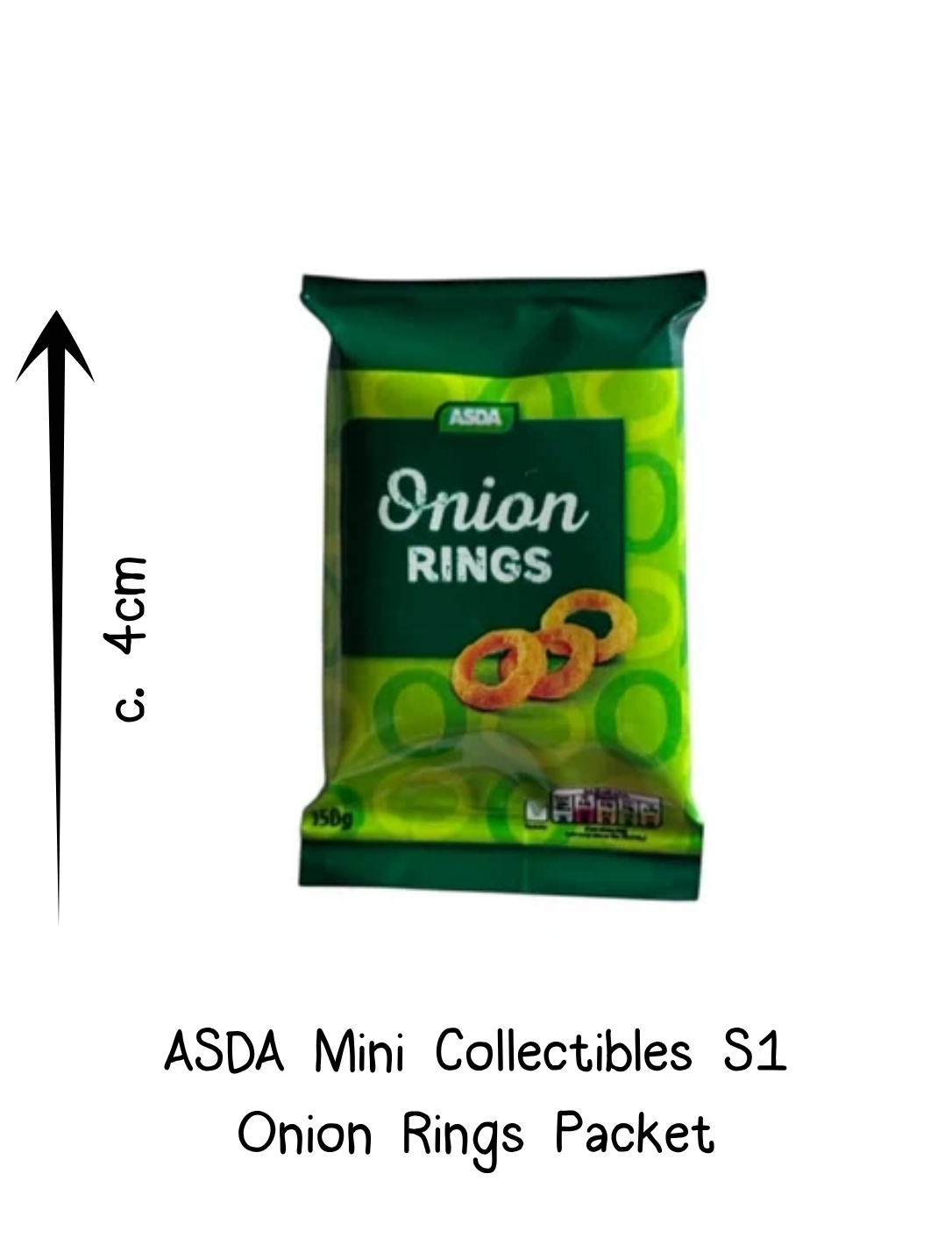 Asda Mini Collectibles Onion Rings Packet