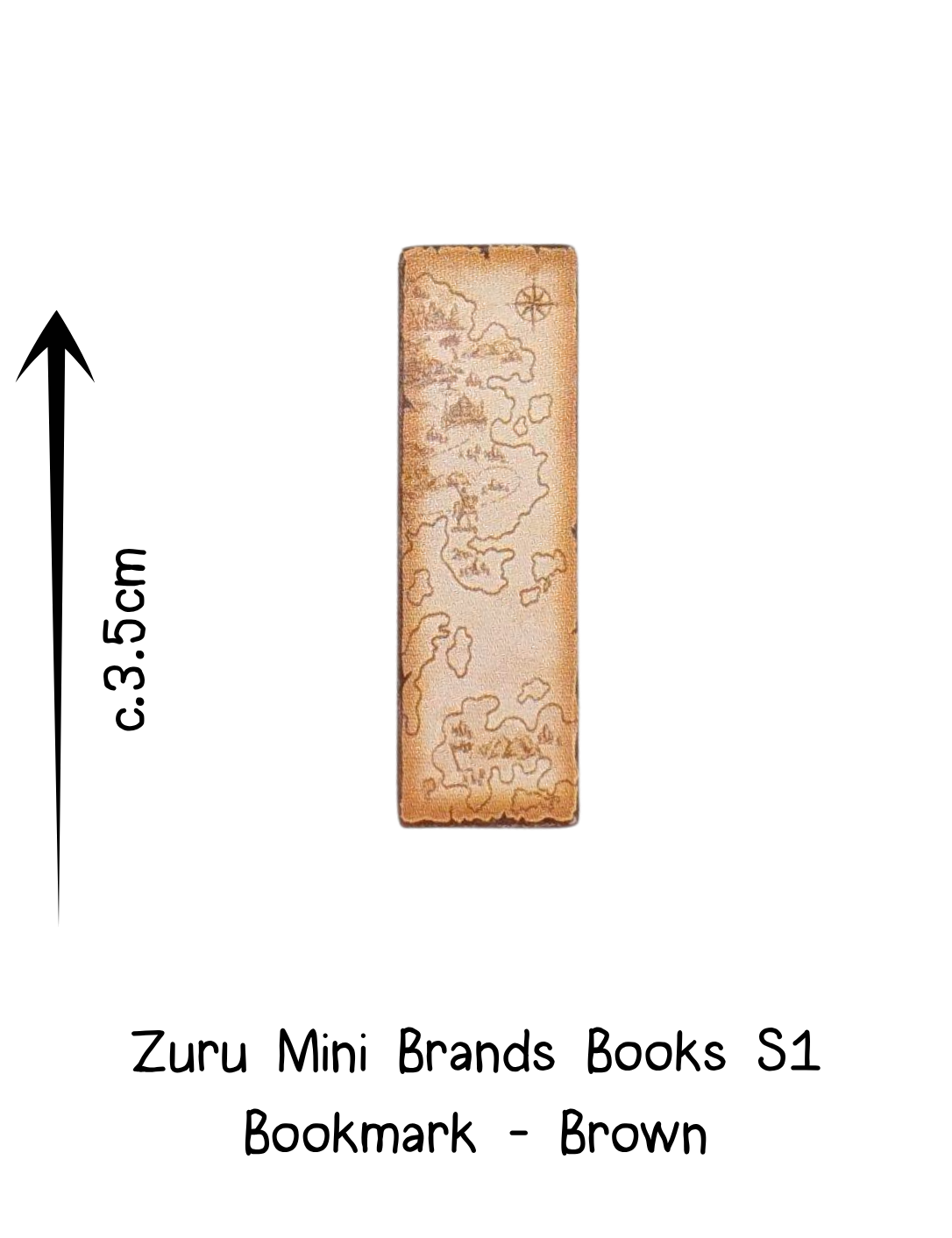 Zuru Mini Brands Books Brown Bookmark