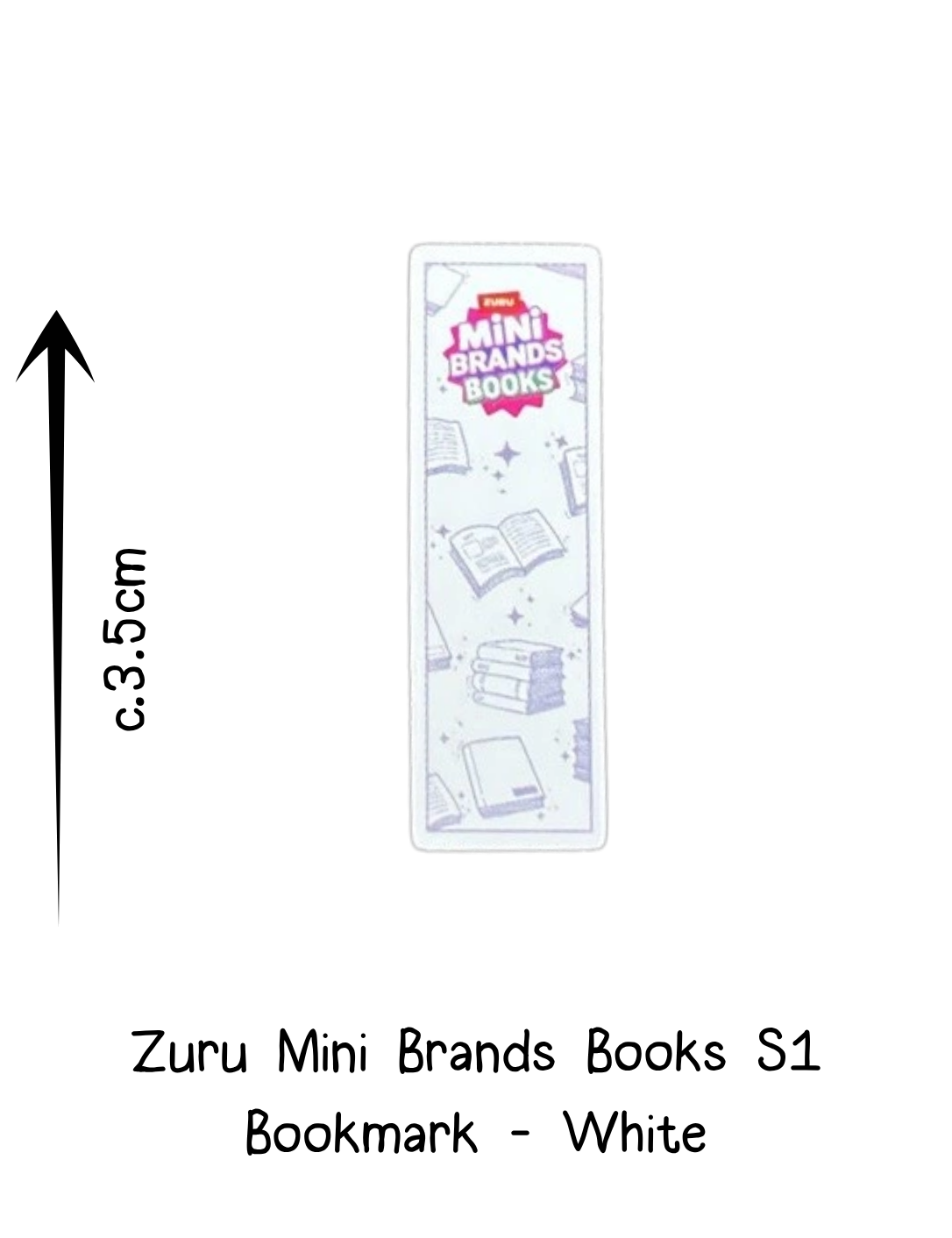 Zuru Mini Brands Books White Bookmark