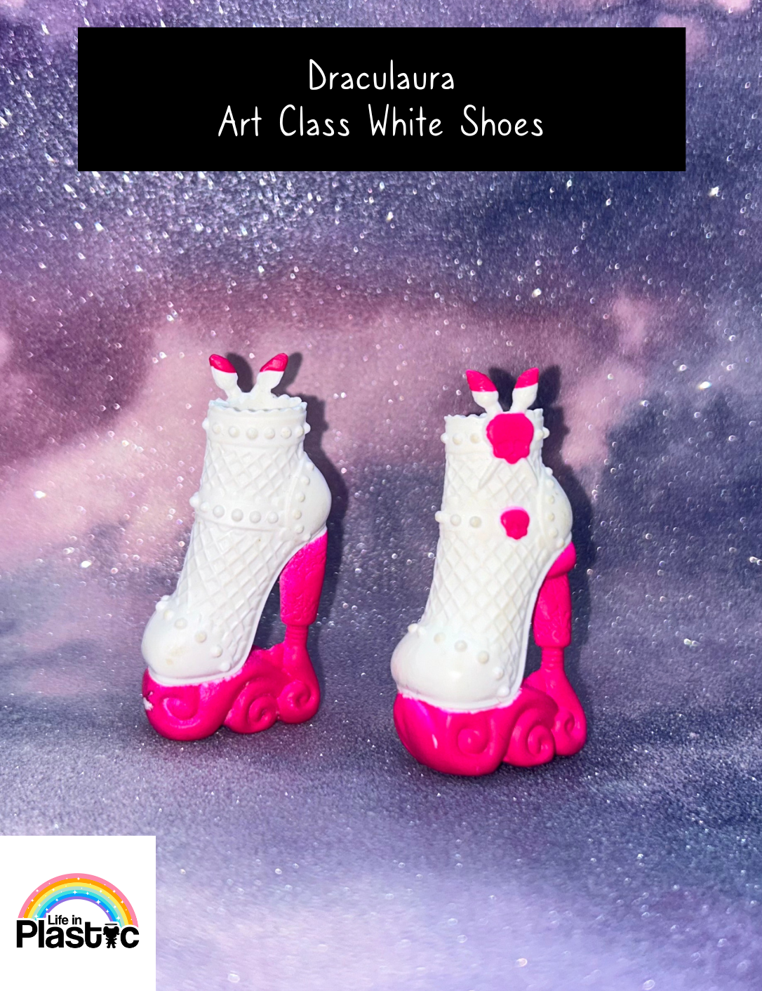Monster High Draculaura Art Class White Shoes
