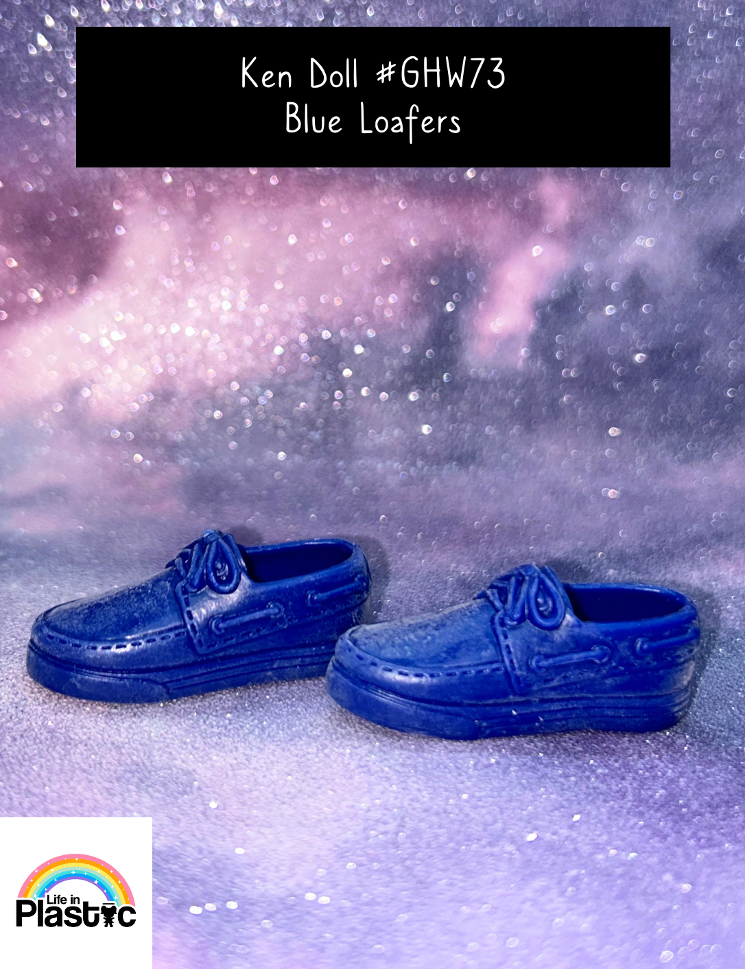 Ken Doll Blue Loafers
