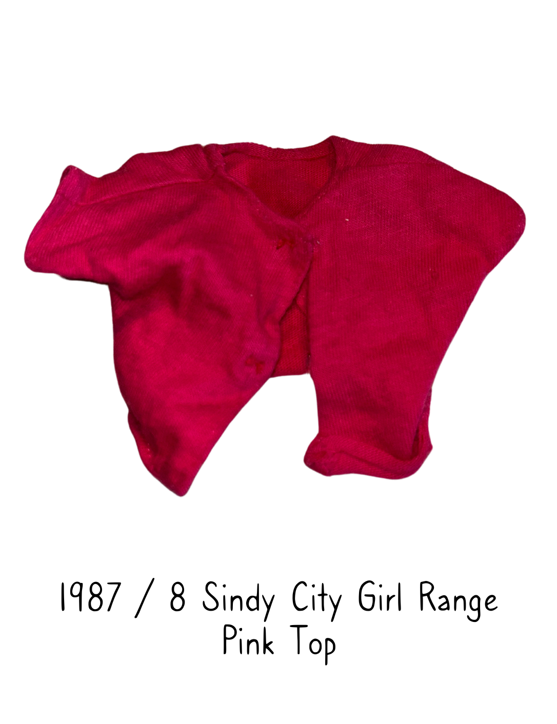 1987 Hasbro Sindy City Girl Pink Top