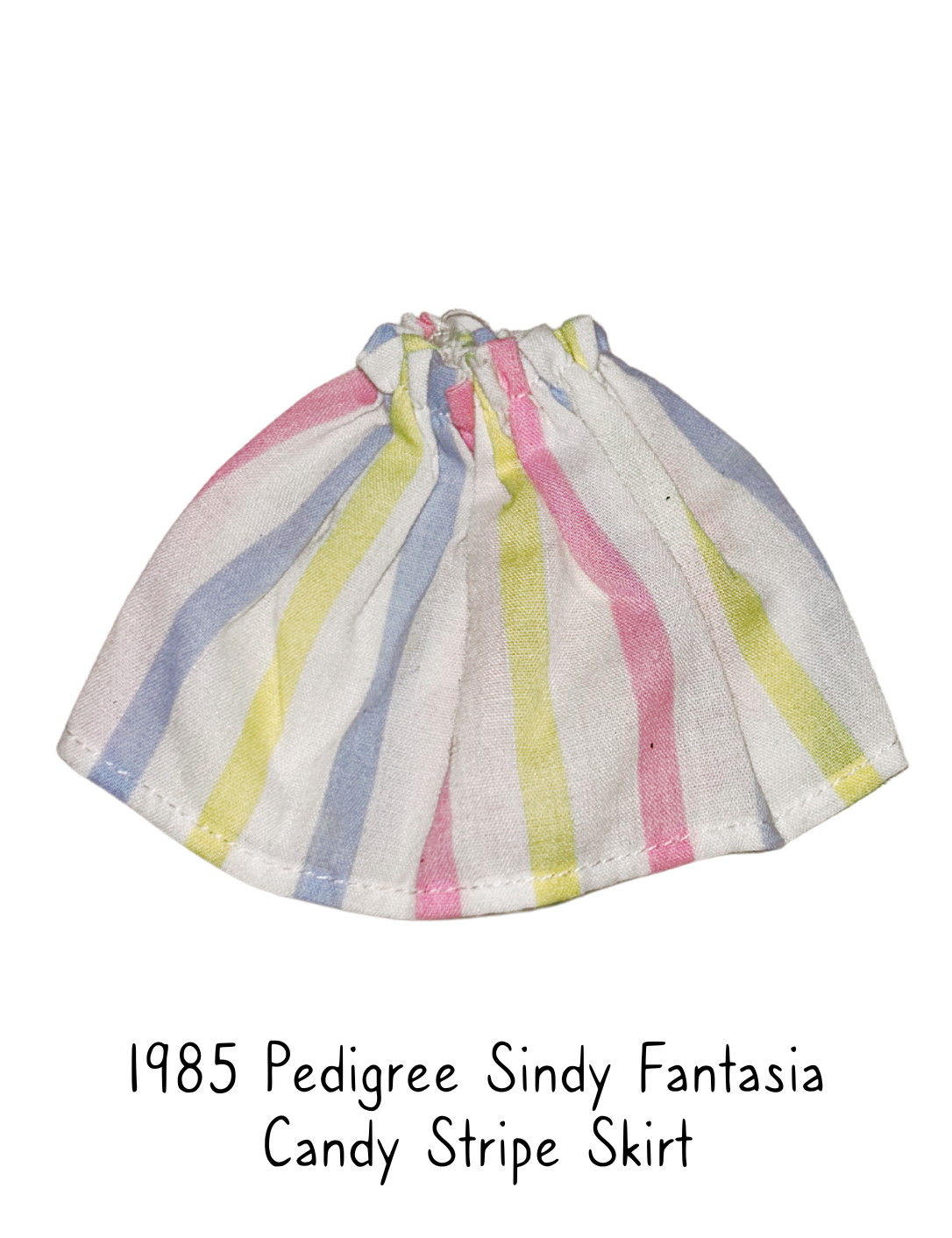 1985 Pedigree Sindy Fashion Doll Fantasia Candy Stripe Skirt