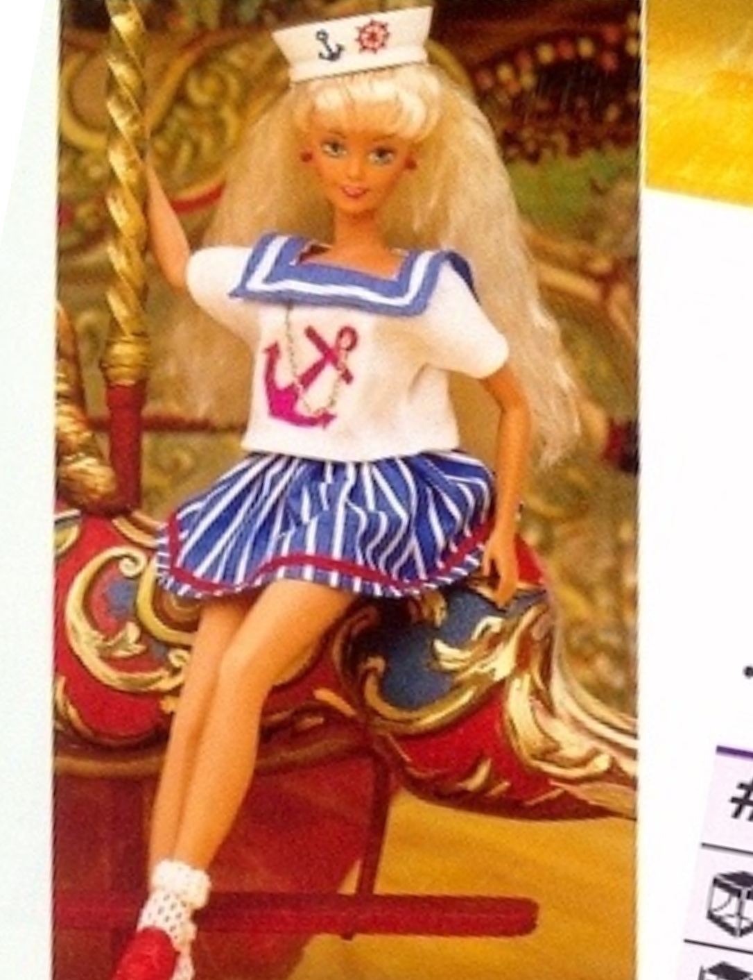 1991 Hasbro Sindy Fashion Doll Funtime Collection Sailor Outfit