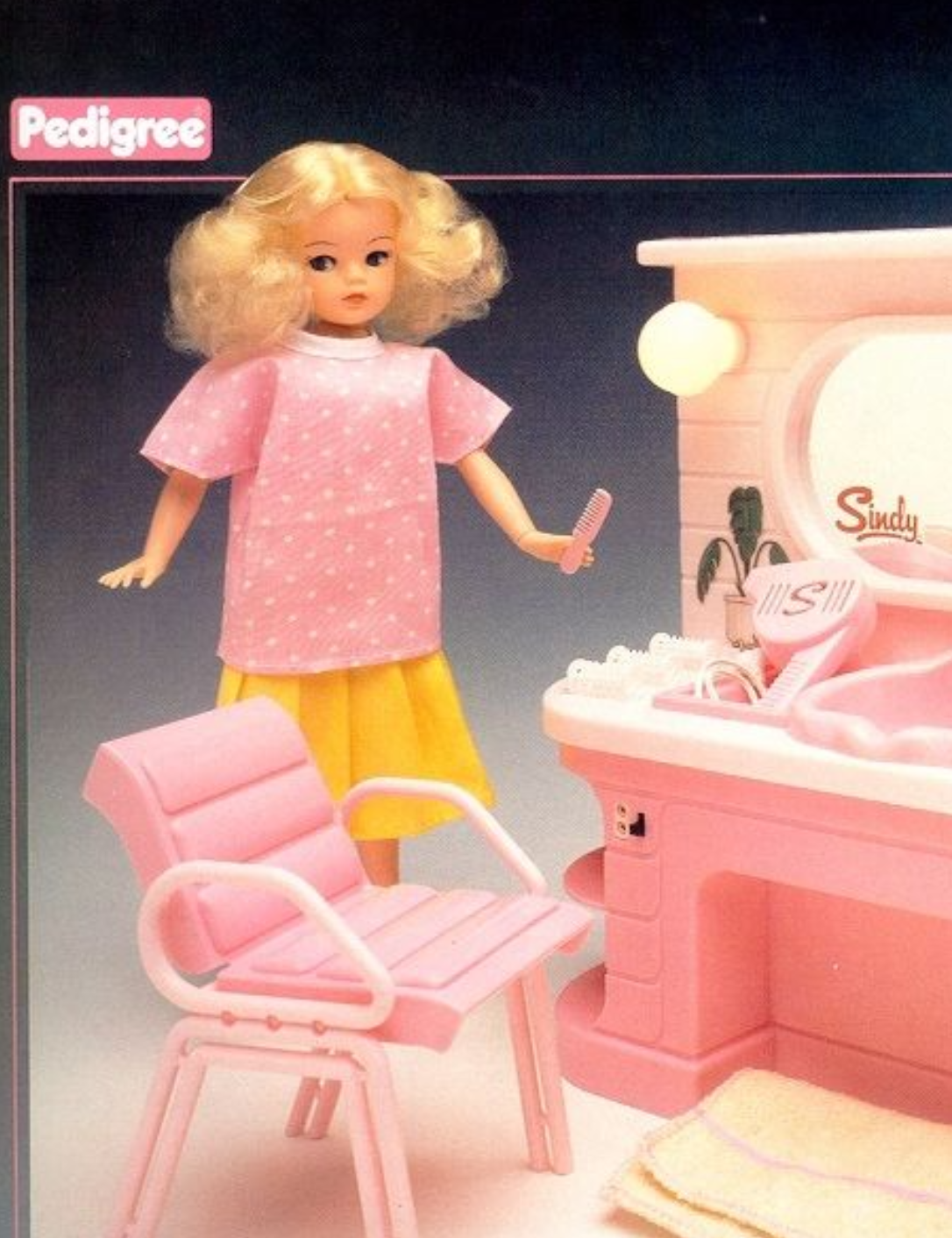 1985 Pedigree Sindy Fashion Doll Beauty Salon