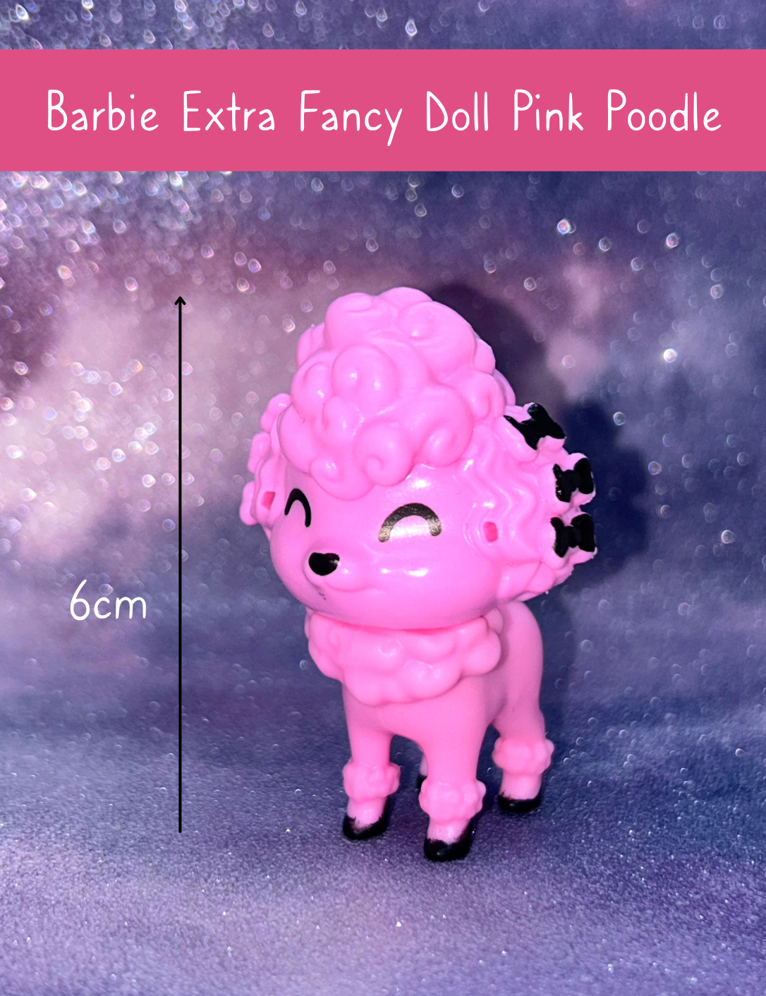 Barbie Extra Fancy Fashion Doll Pink Poodle Dog