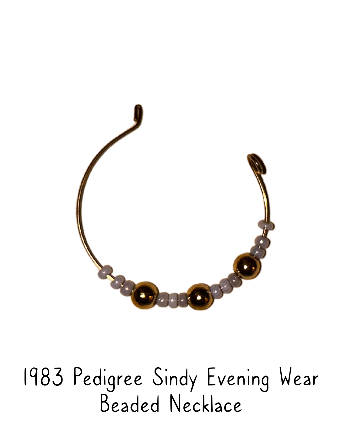 1983 Pedigree Sindy Evening Wear Beaded Necklace