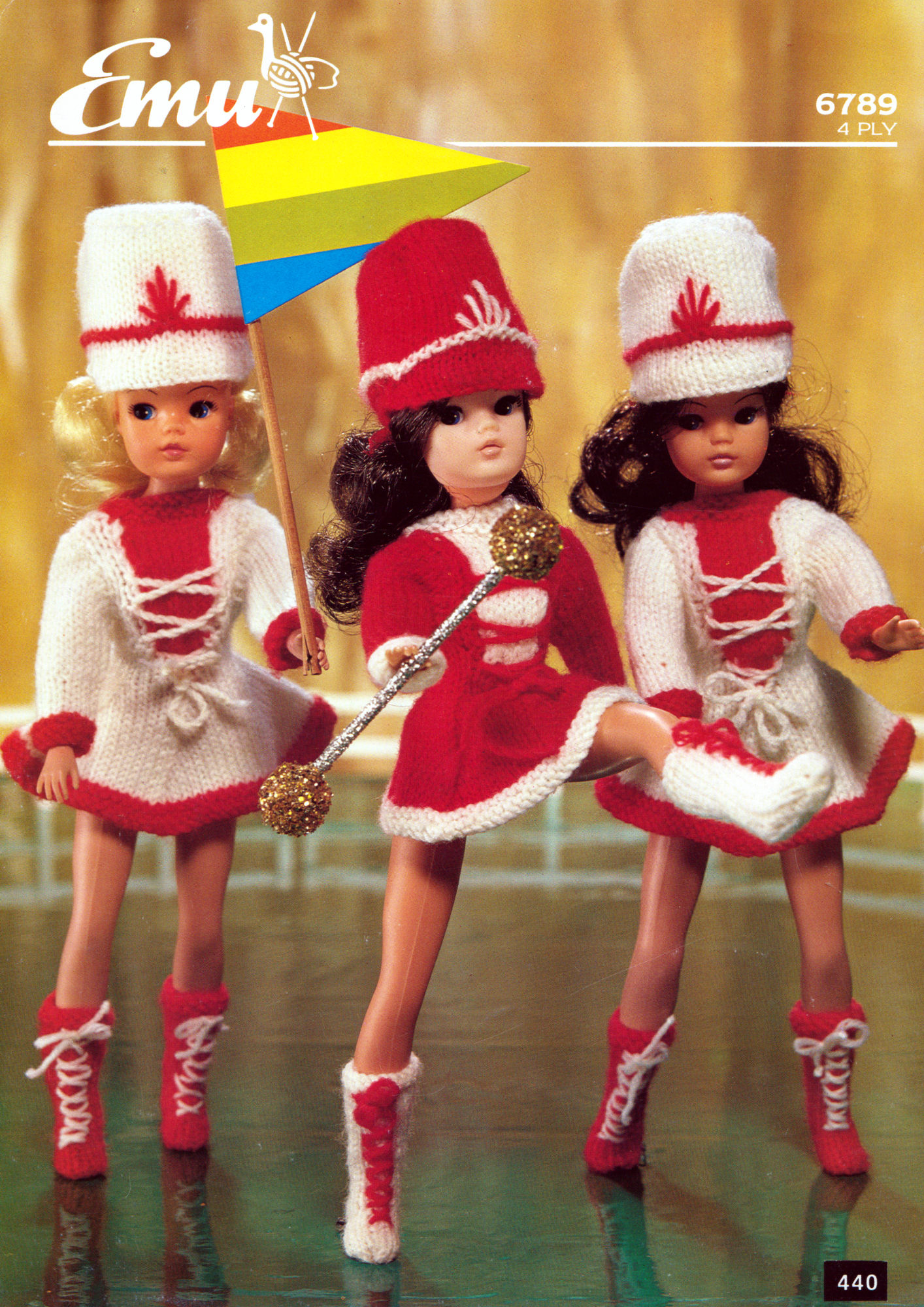 Emu 6789 Sindy Doll Knitting Pattern