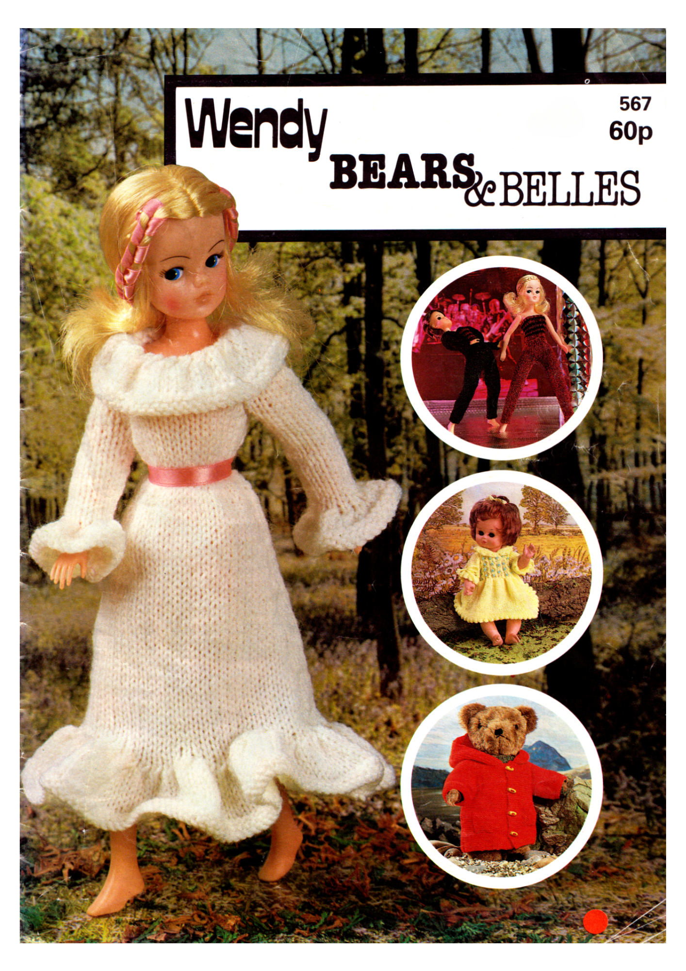 Wendy 567 Bears and Belles Fashion Doll Knitting Pattern