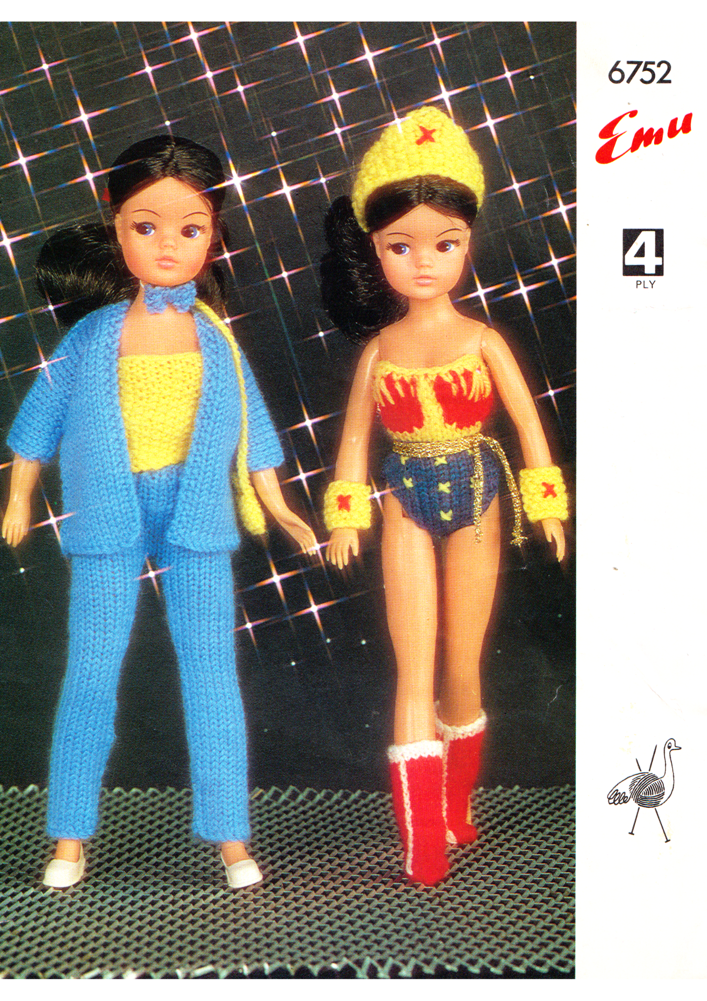Emu 6752 Wonder Woman Knitting Pattern