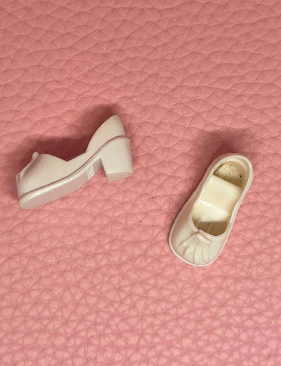Sindy Doll White Tassel Shoes
