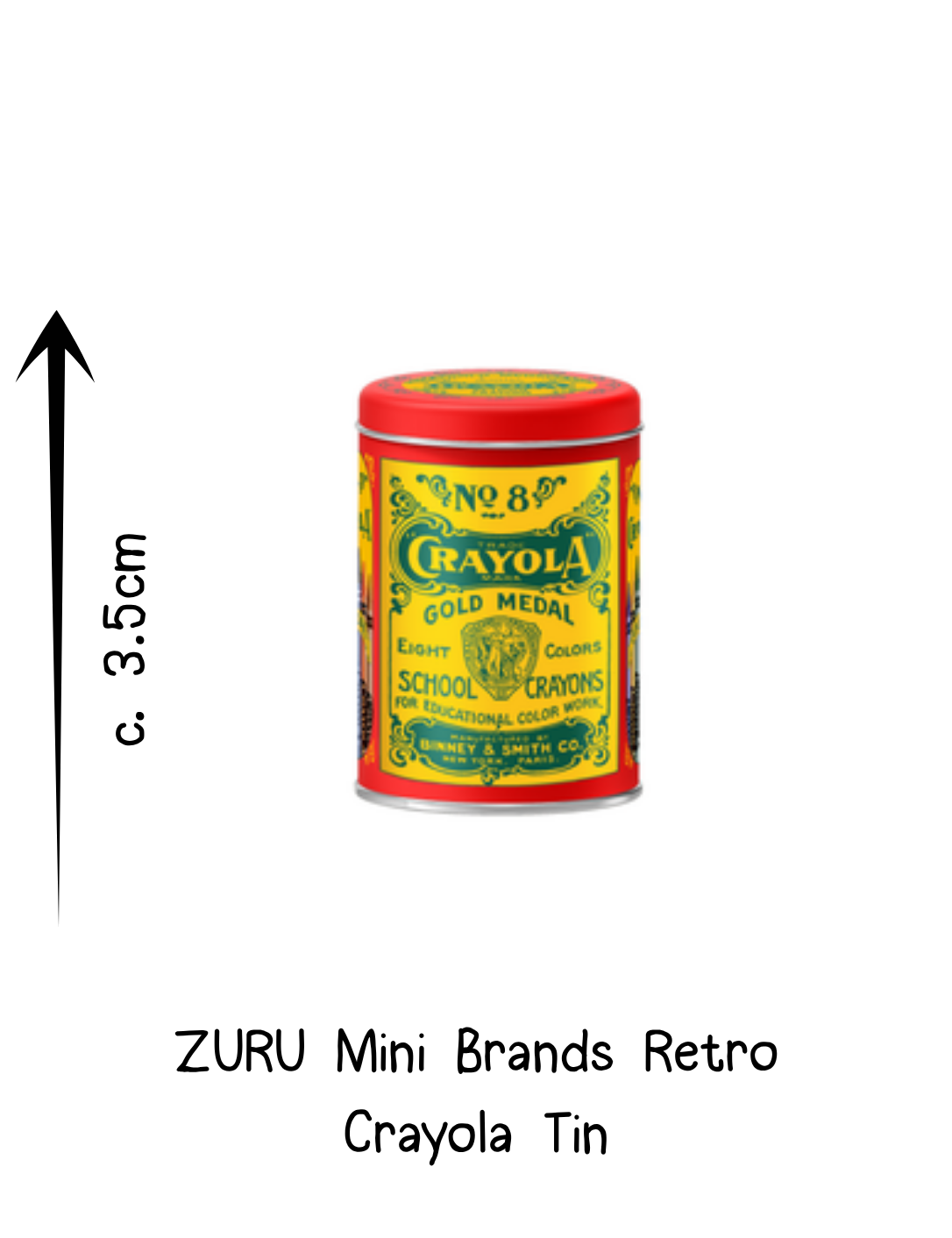 Zuru Retro Mini Brands Crayola Tin