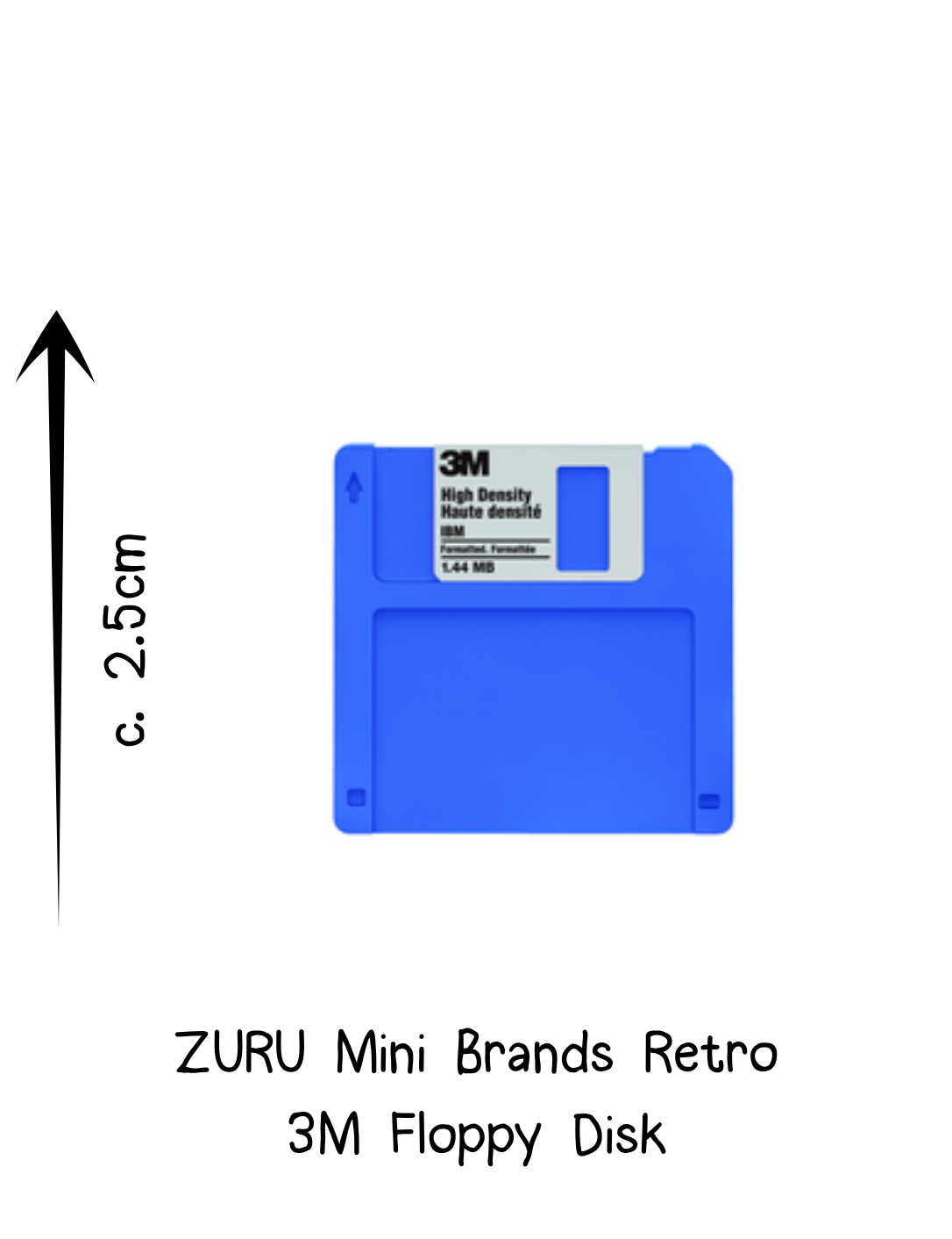 Zuru Retro Mini Brands 3M Blue Floppy Disk