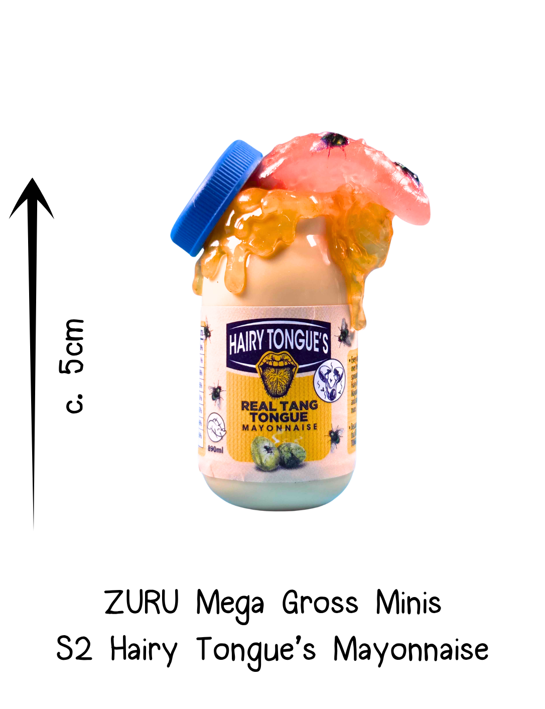 Zuru Mega Gross Minis Hairy Tongue's Mayonnaise Jar