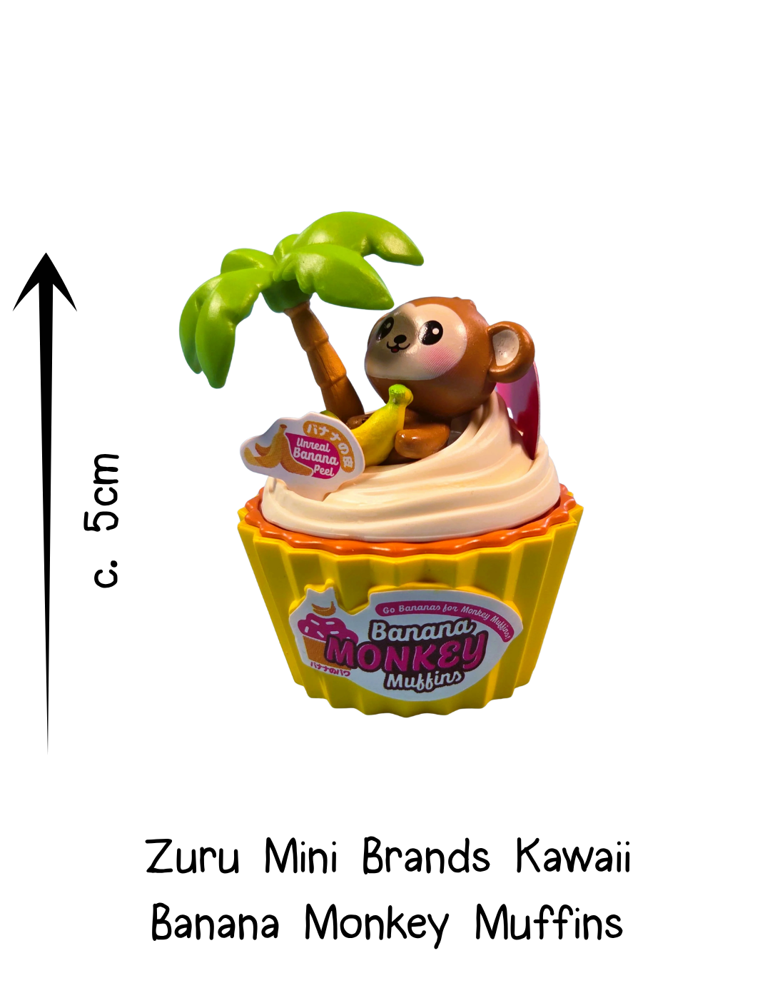 Zuru Mini Brands Kawaii Banana Monkey Muffin