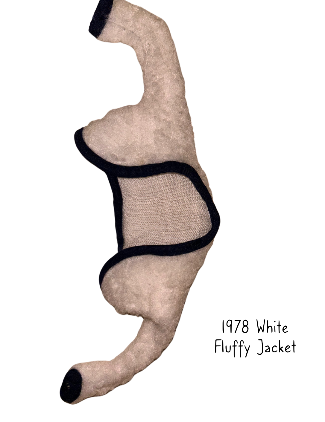 Pedigree Sindy 1978 Mix n Match White Fluffy Jacket