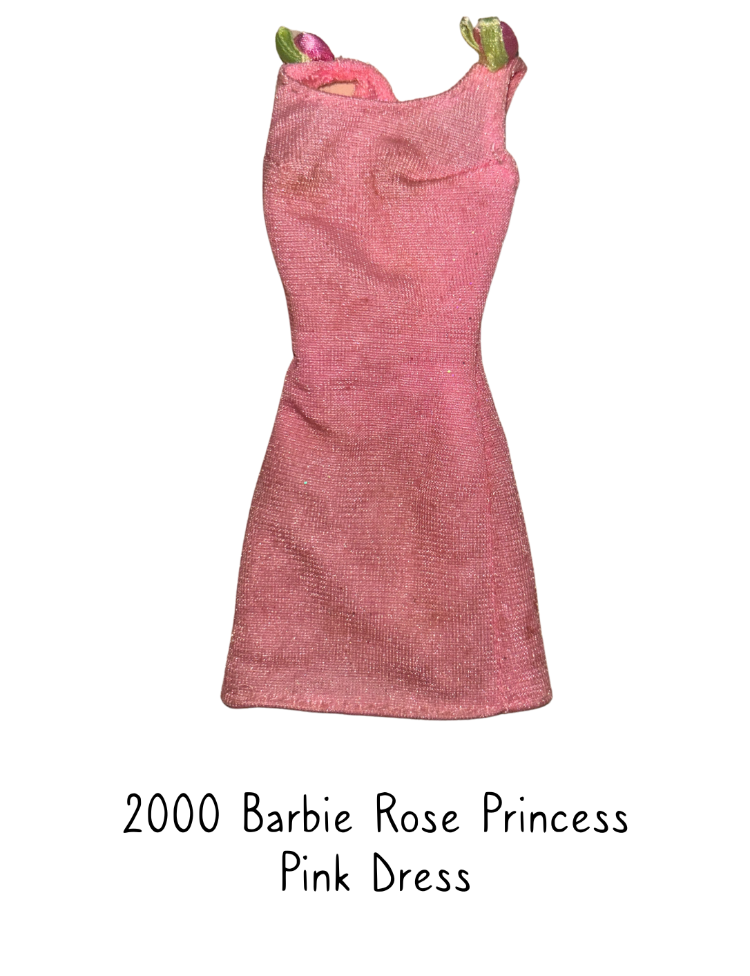 2000 Rose Princess Barbie Pink Dress