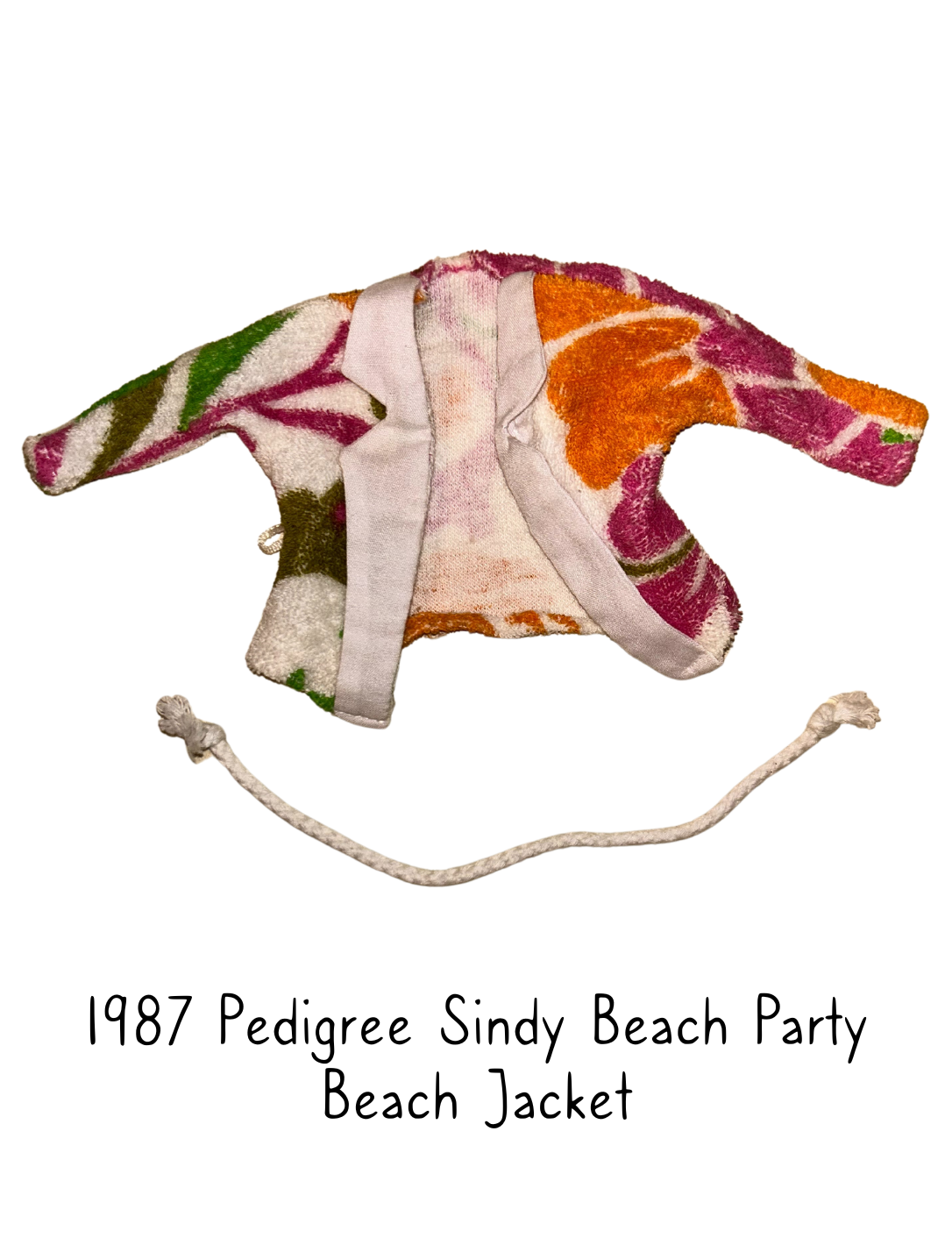 1987 Hasbro Sindy Fashion Doll Beach Party Jacket
