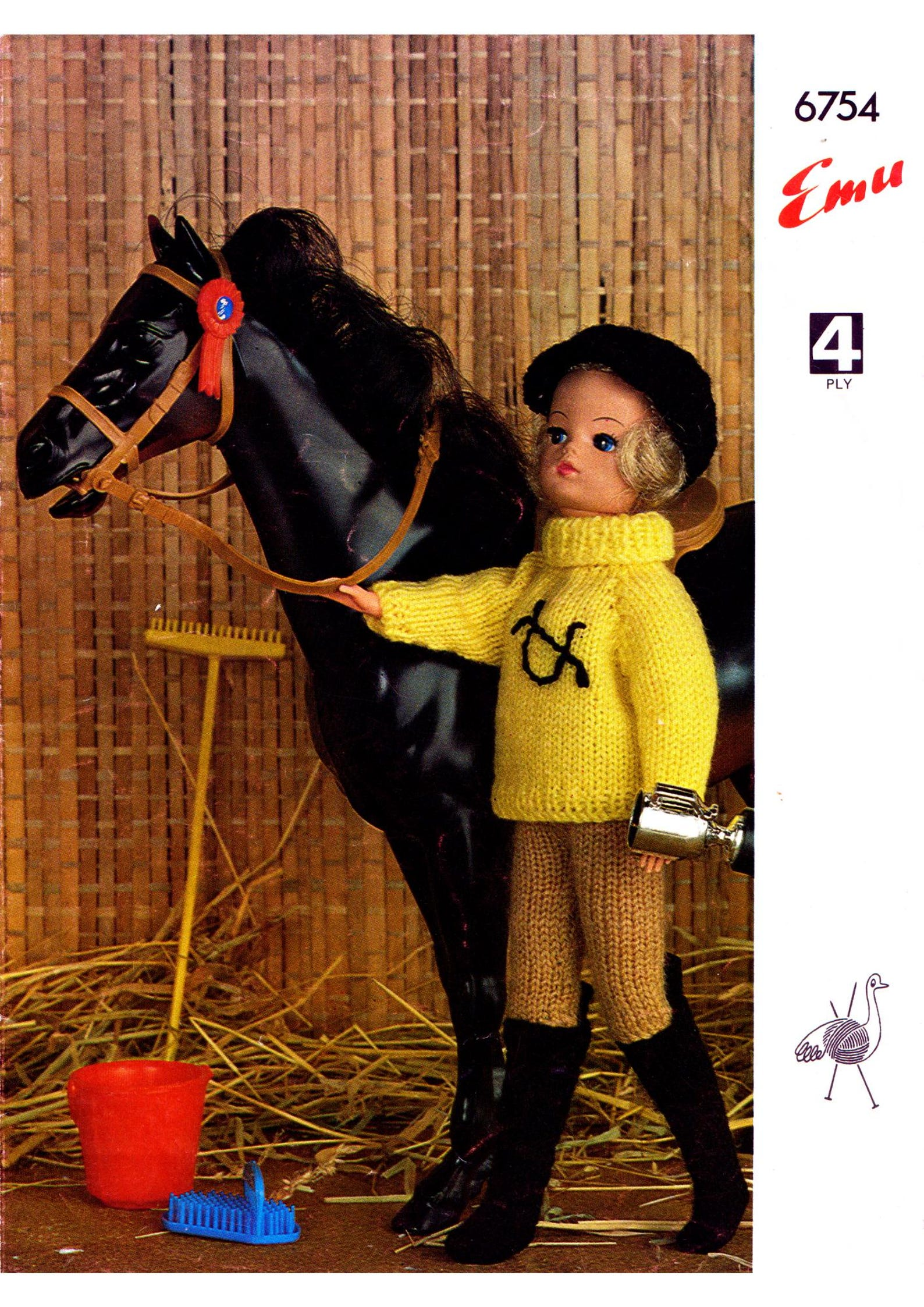 Emu 6754 Sindy Doll Riding Outfit