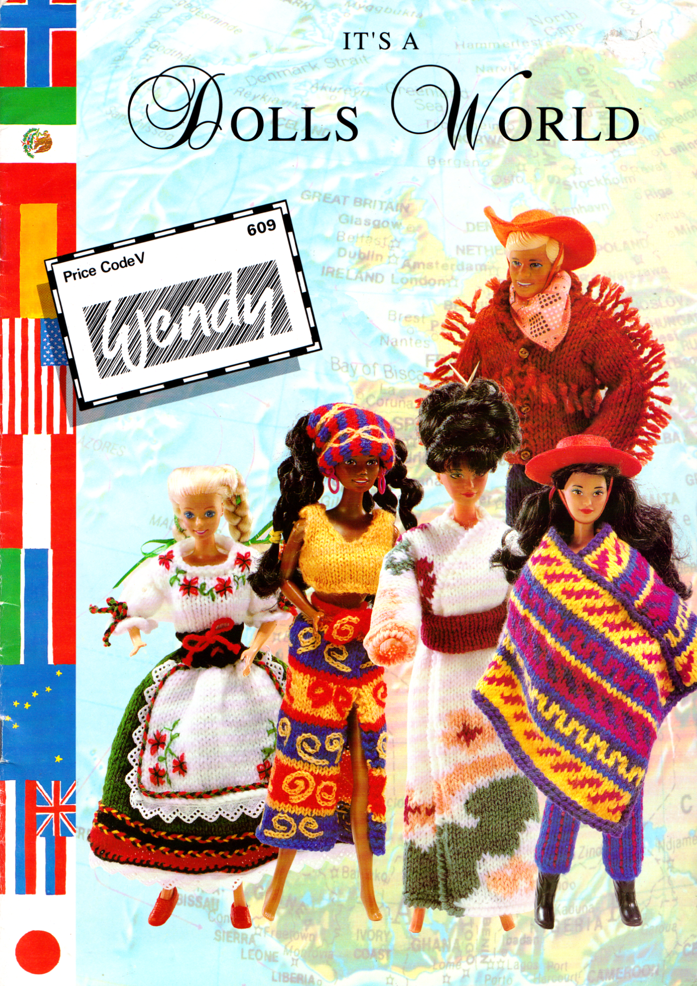 Wendy 609 Barbie Doll Knitting Pattern