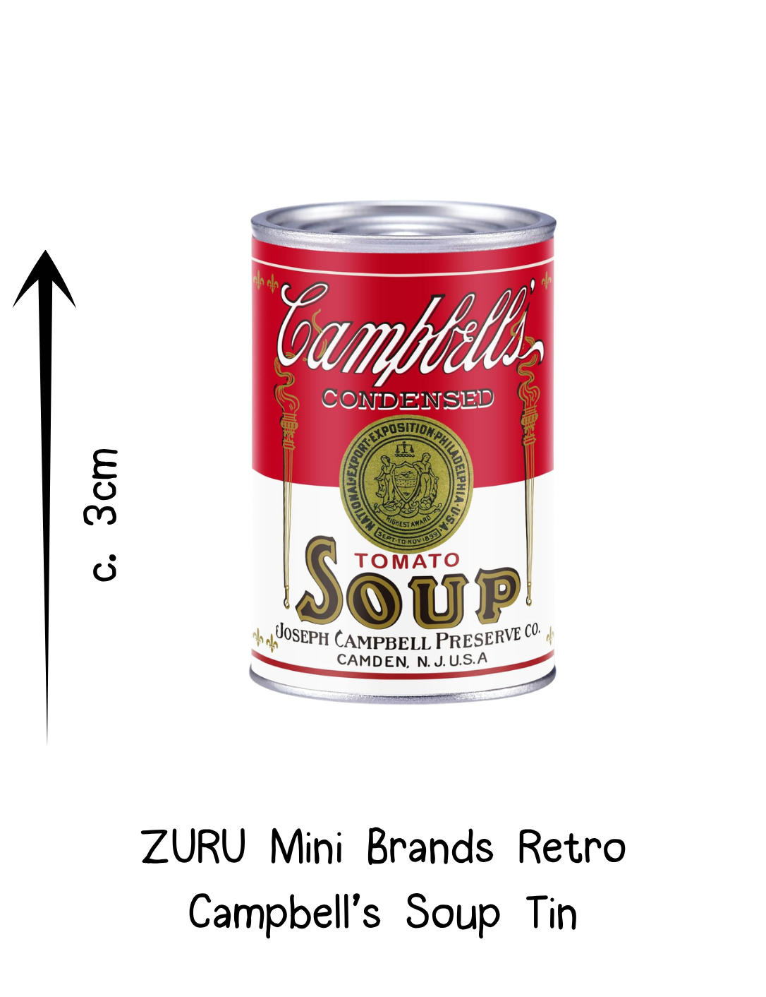 Zuru Mini Brands Retro Campbell's Tomato Soup Can