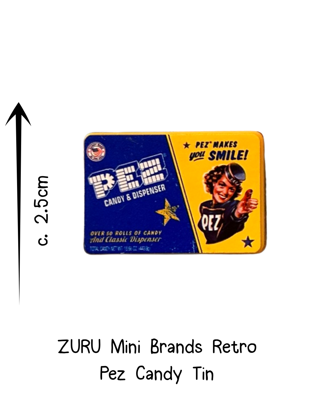 Zuru Retro Mini Brands Pez Candy Tin