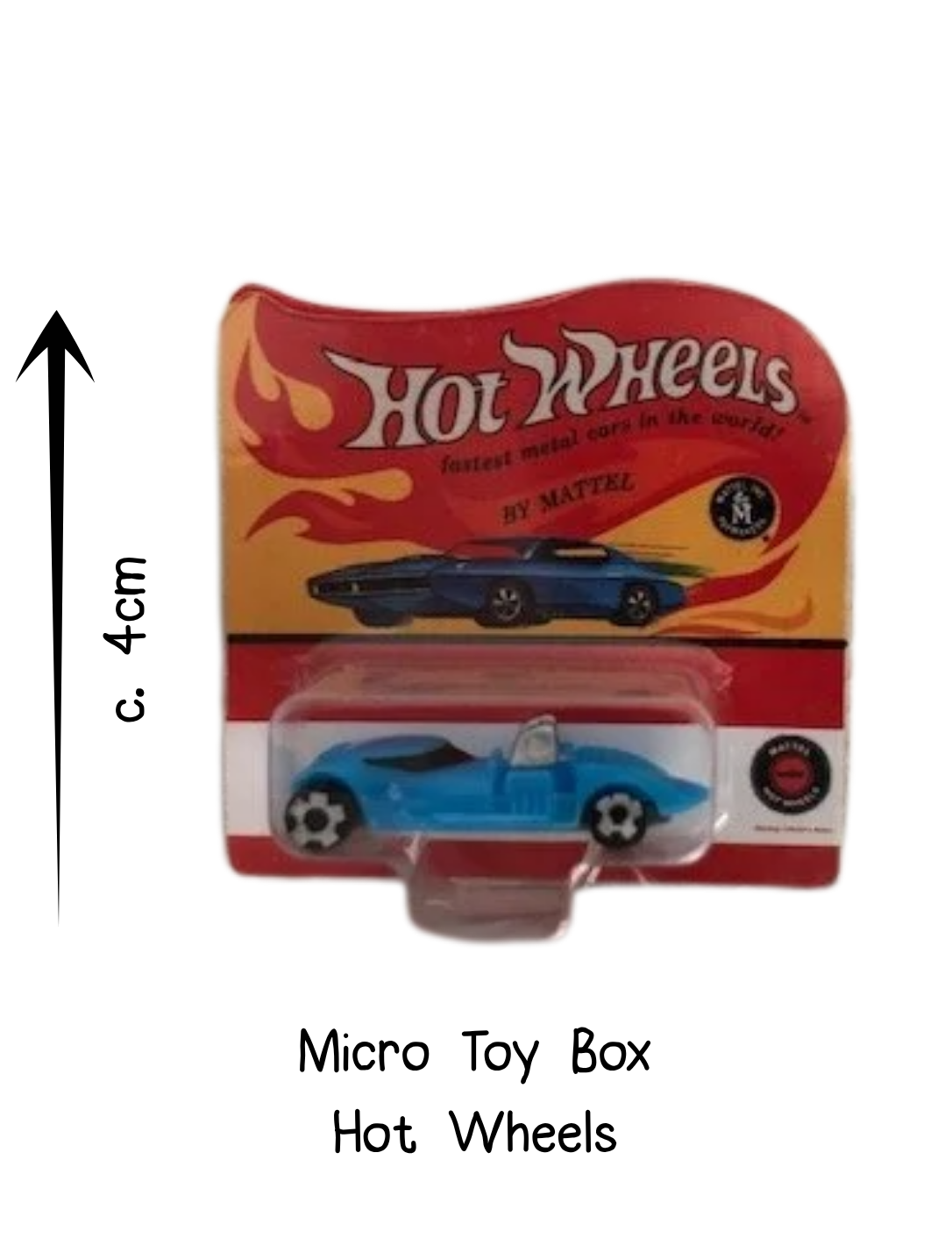 Micro Toy Box Hot Wheels Blue