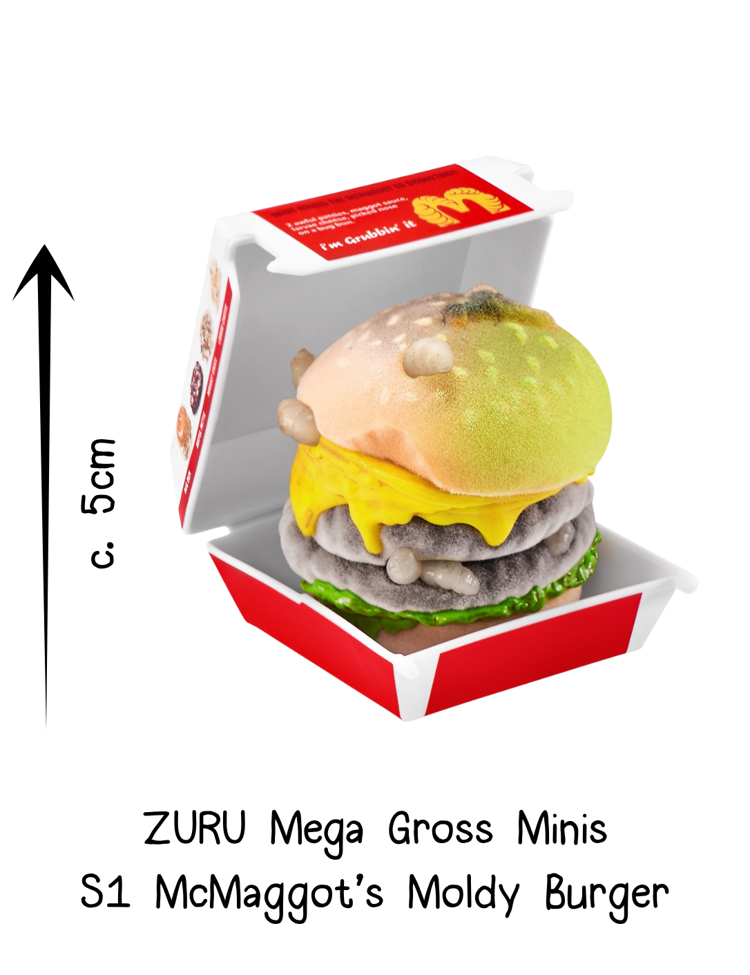 Zuru Mega Gross Minis McMaggot's Moldy Burger