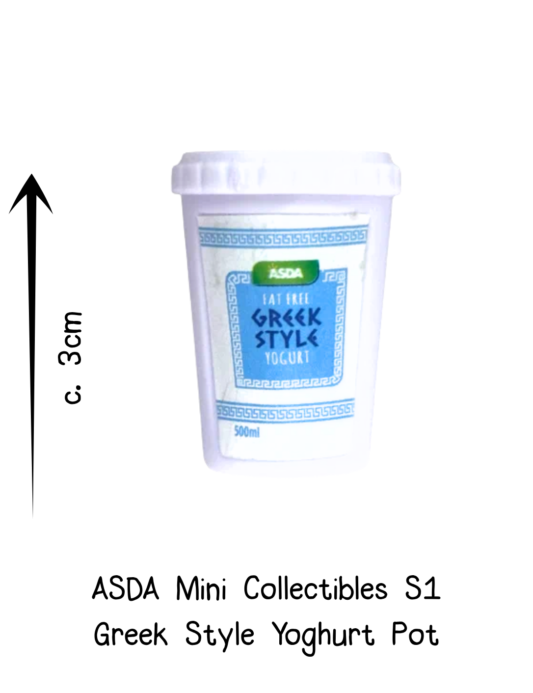 Asda Mini Collectibles Greek Style Yoghurt Pot