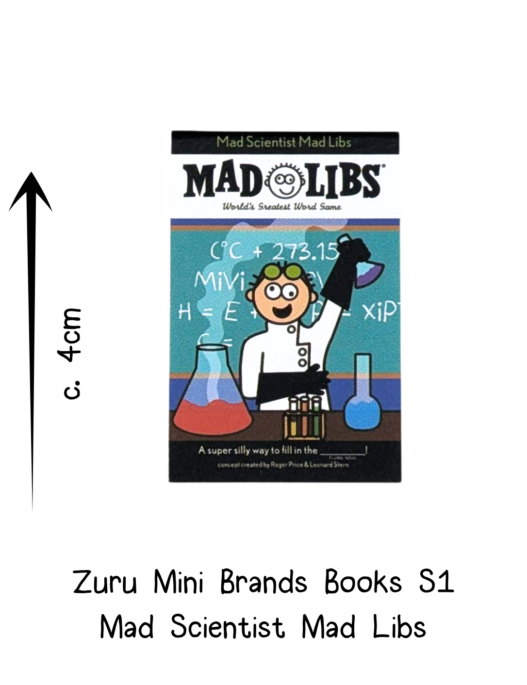 Zuru Mini Brands Books Mad Scientist Mad Libs - Leonard Stern and Roger Price