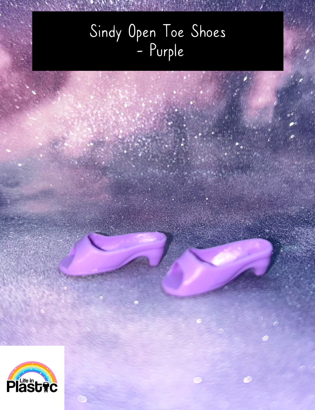 Pedigree Sindy Purple Open Toed Sandals Shoes