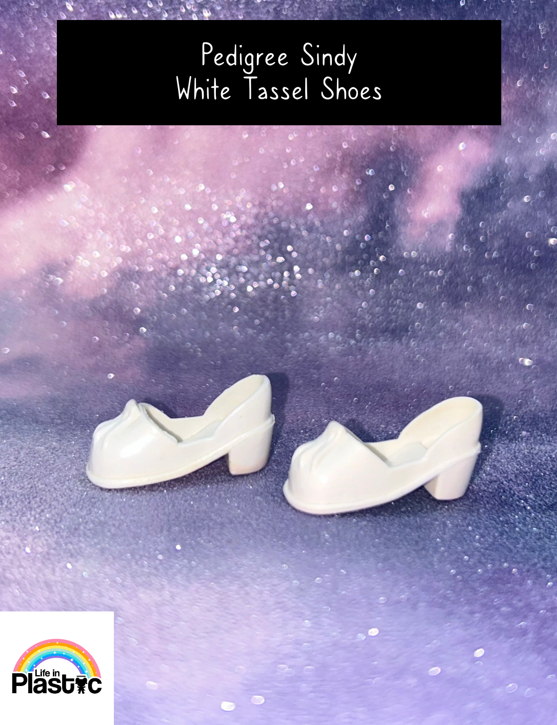 Pedigree Sindy White Tassel Shoes