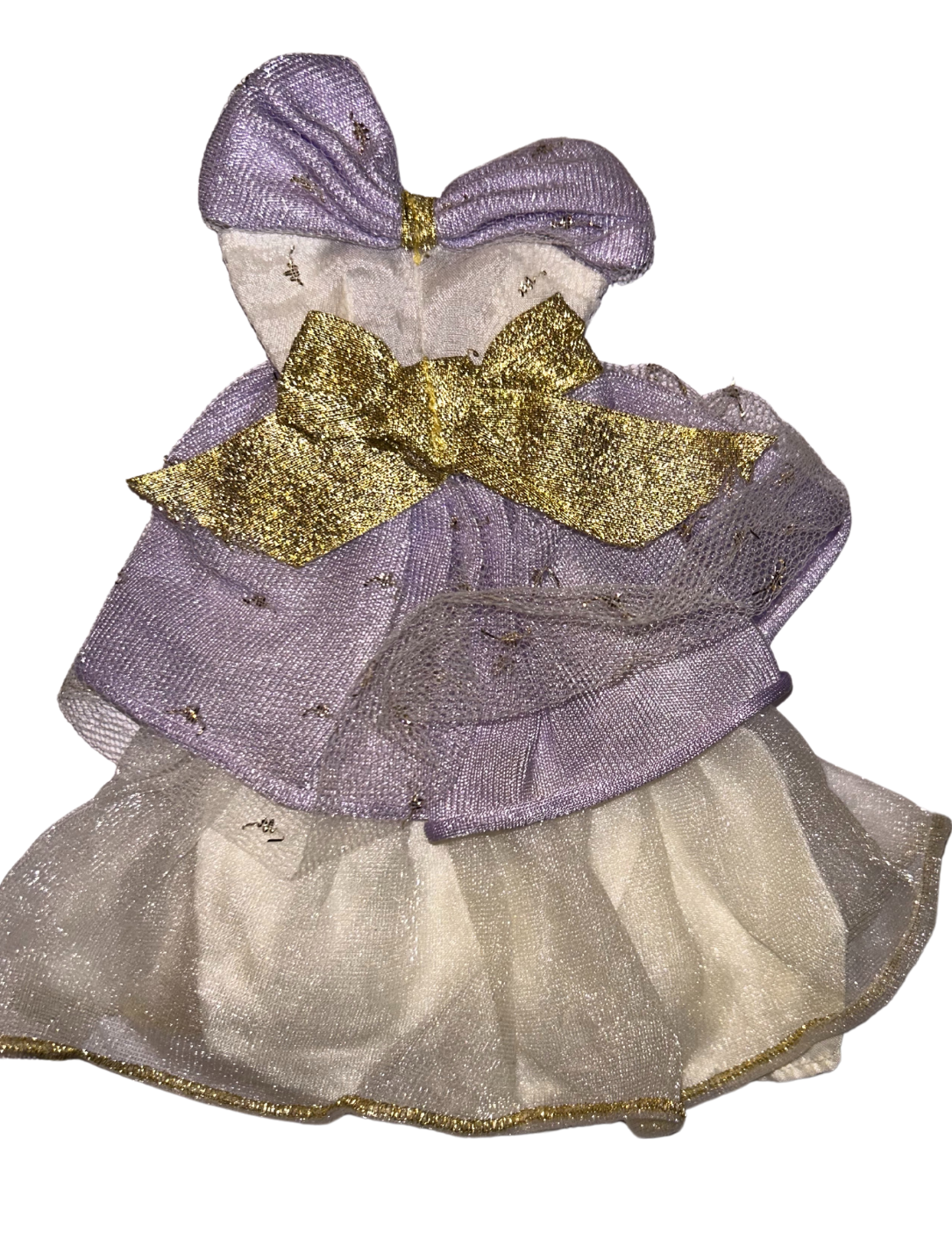 1991 Hasbro Sindy Purple and Gold Dress