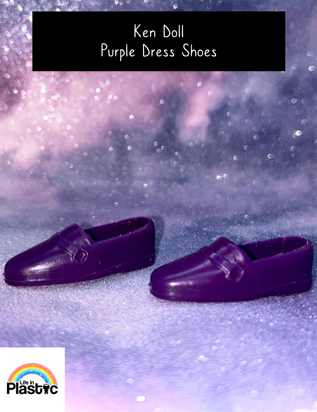 Ken Doll Purple Dress Shoes