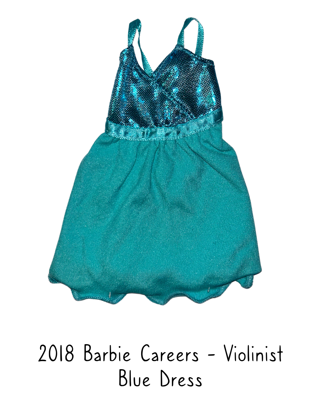 2018 Barbie Careers Violinist Blue Dress