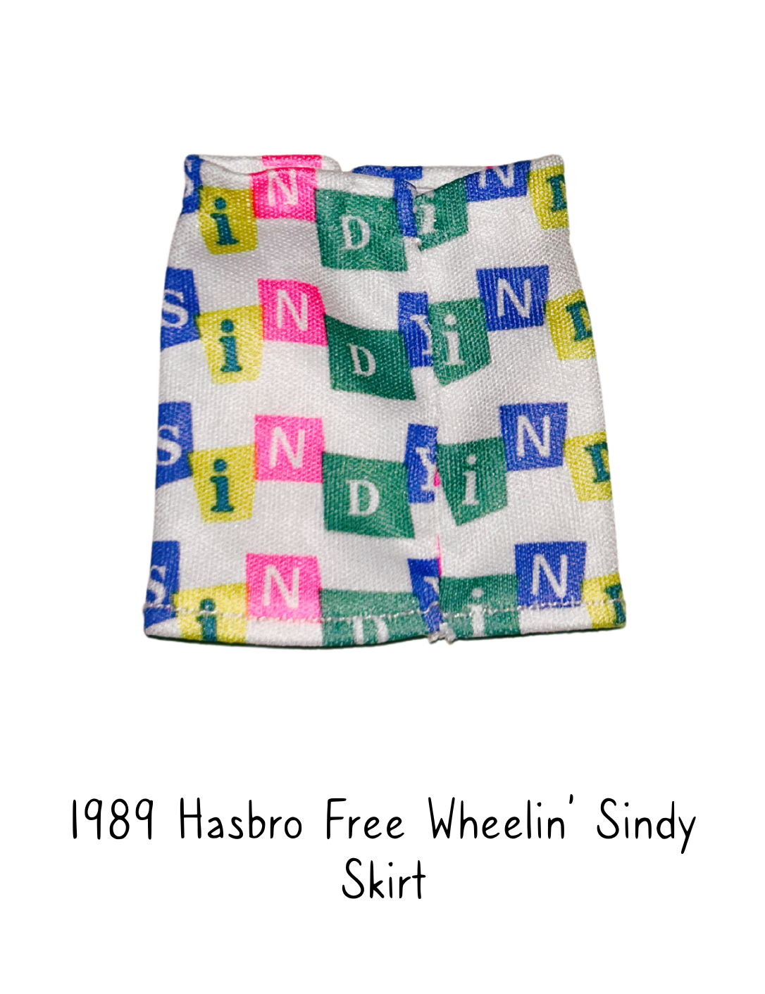 1989 Hasbro Free Wheelin' Sindy Skirt